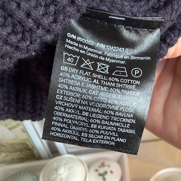 H&M Black Ribbed Cardigan - Picture 6 of 7